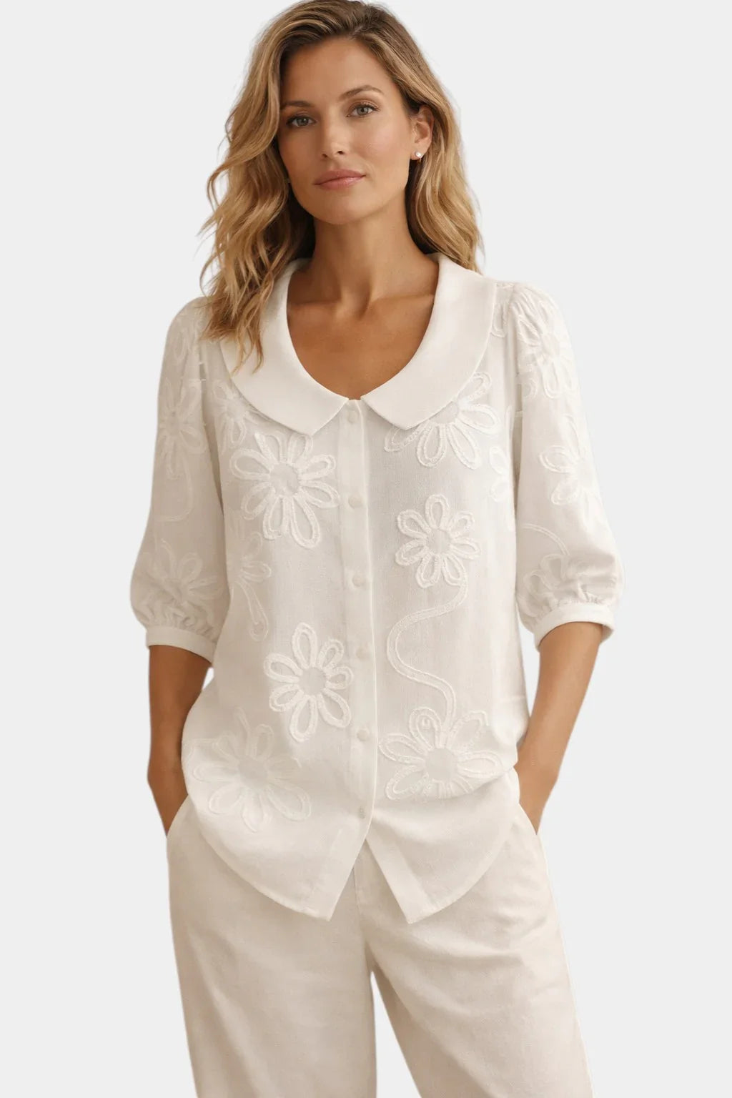 Elya | Embroidered Blouse