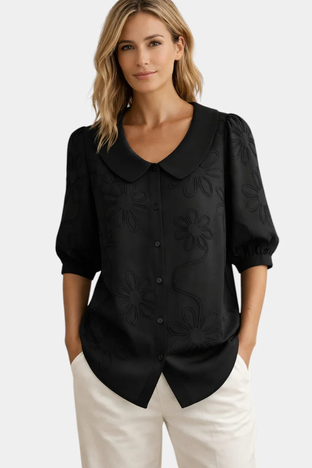 Elya | Embroidered Blouse