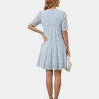 Garance | Embroidered Mini Dress