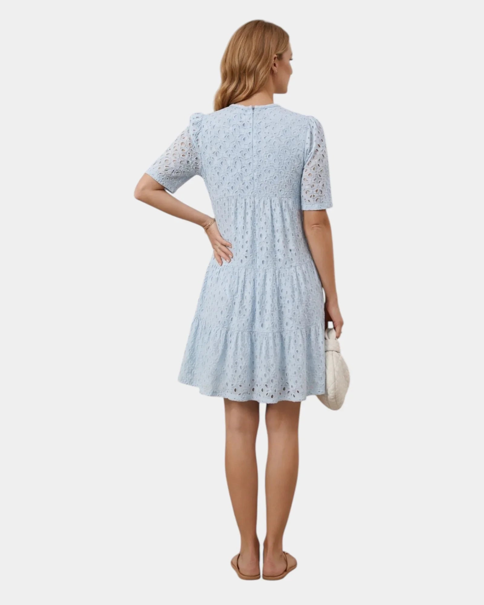 Garance | Embroidered Mini Dress