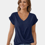 Patricia | V-neck top with tummy control effect
