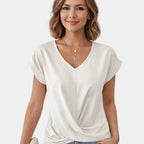 Patricia | V-neck top with tummy control effect