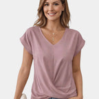 Patricia | V-neck top with tummy control effect