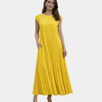Marianne | Pleated Midi Dress