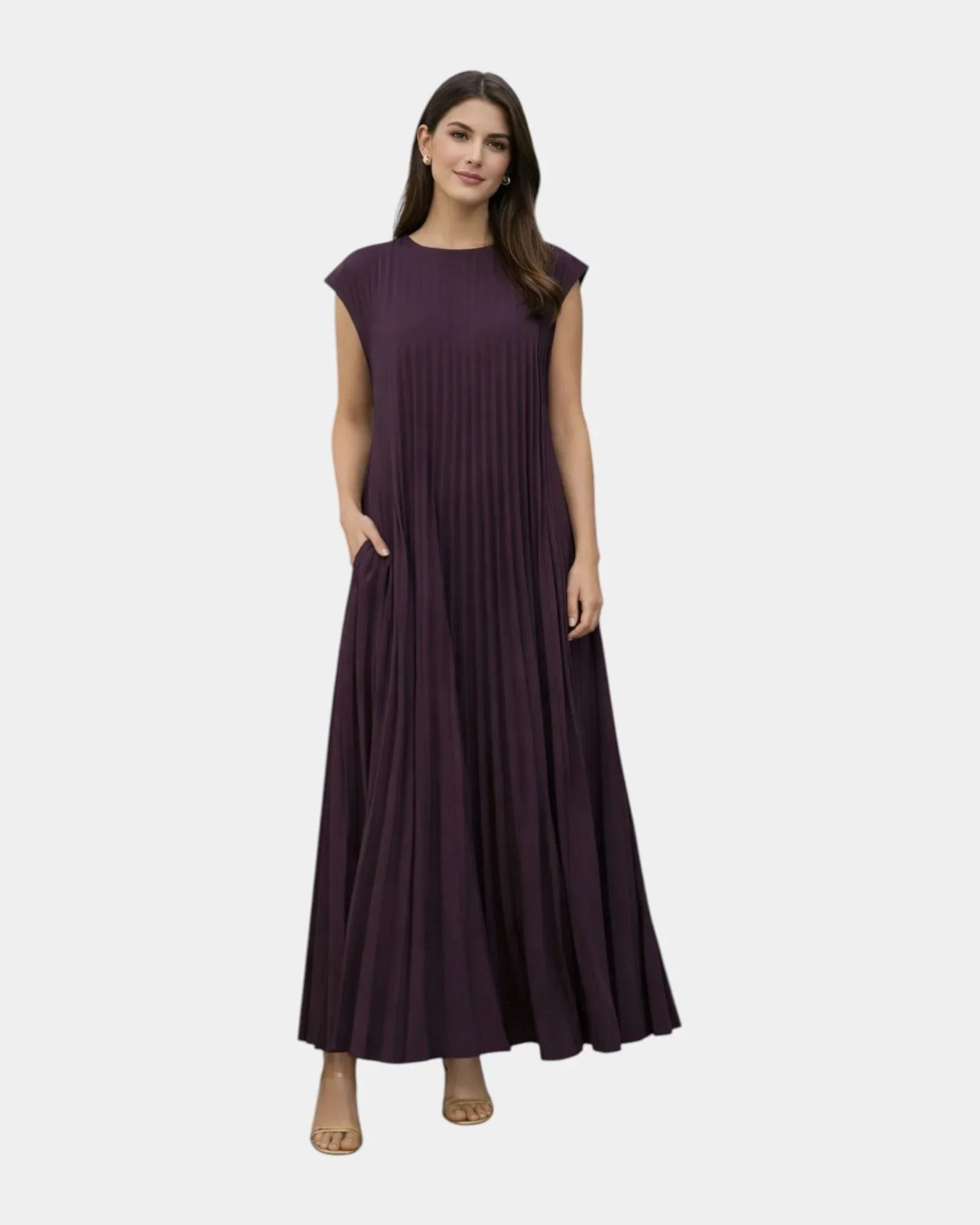 Marianne | Pleated Midi Dress