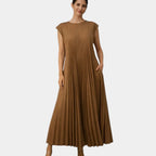 Marianne | Pleated Midi Dress