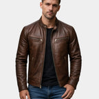 Bastien | Vintage Faux Leather Jacket