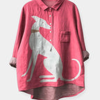 Jade | Timeless blouse with print