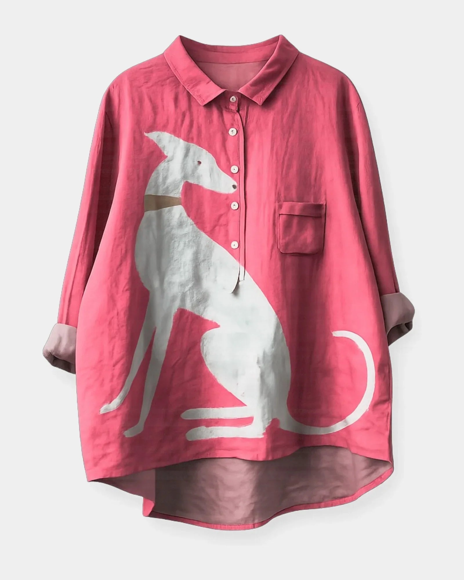 Jade | Timeless blouse with print