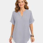 Dóris | Lightweight V-neck top