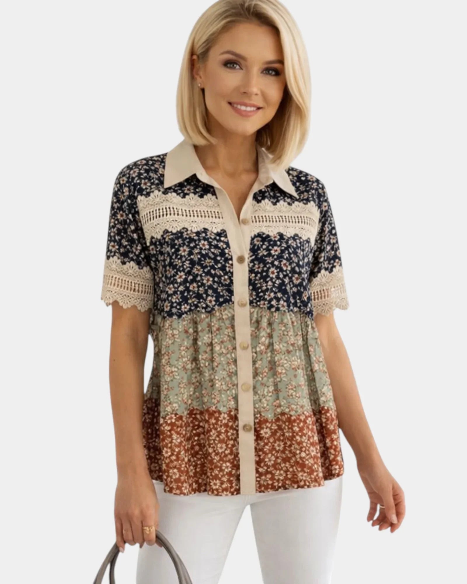 Evania | Floral Blouse