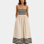 Ismeralda | Striped Maxi Dress