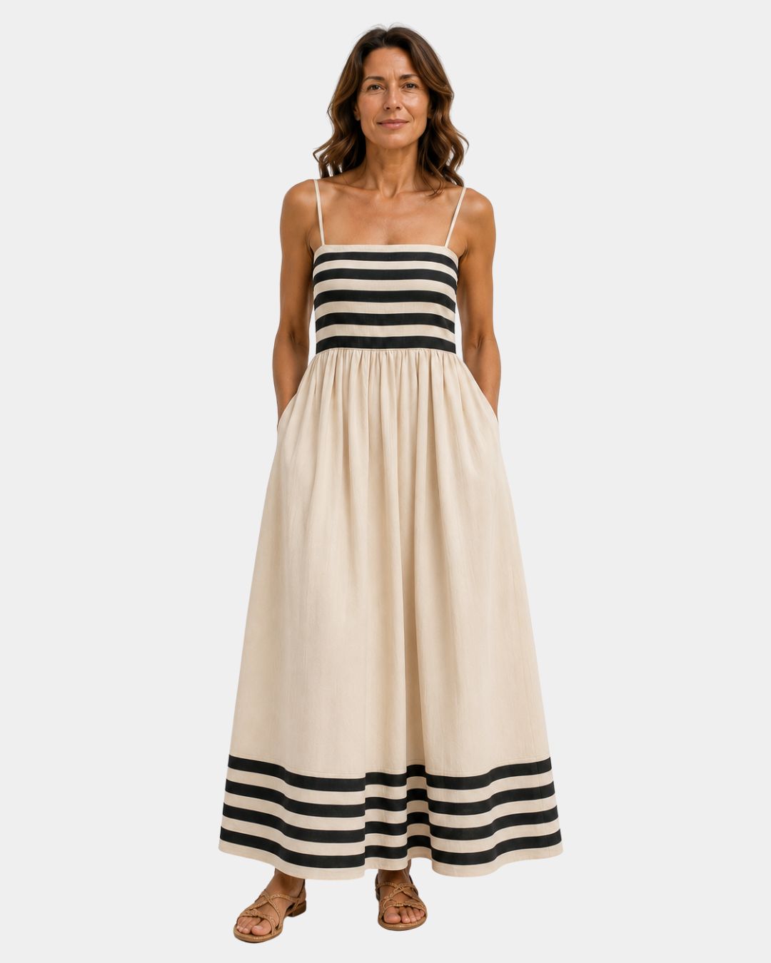 Ismeralda | Striped Maxi Dress