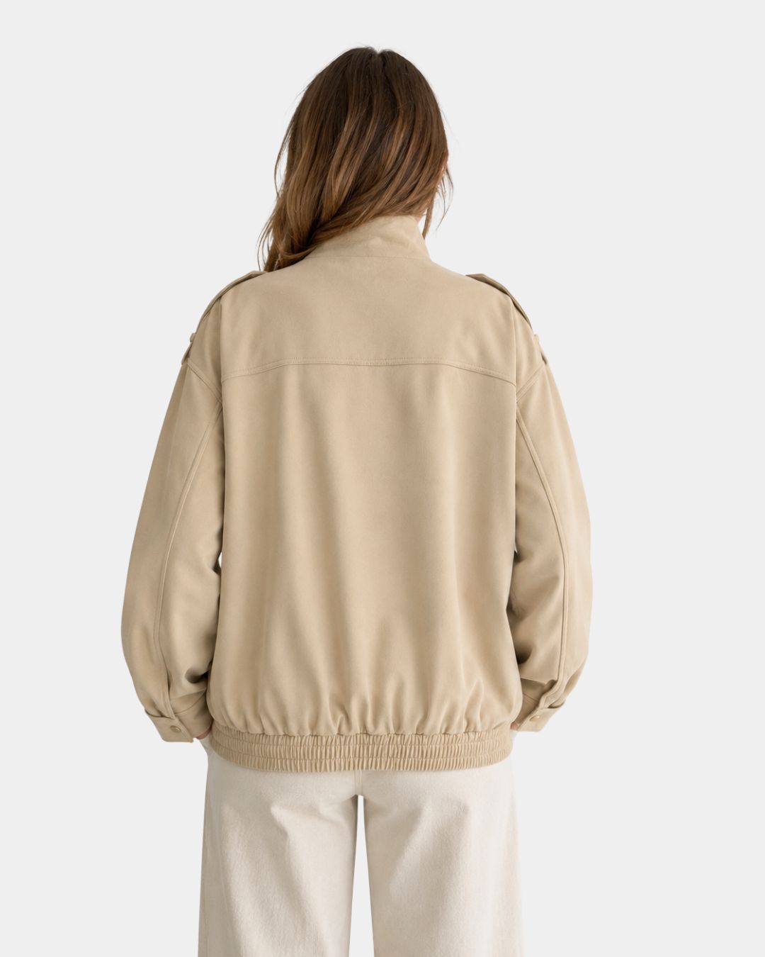 Juléane | Veste bomber élégante avec col montant