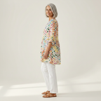 Noelle | Long Printed Blouse