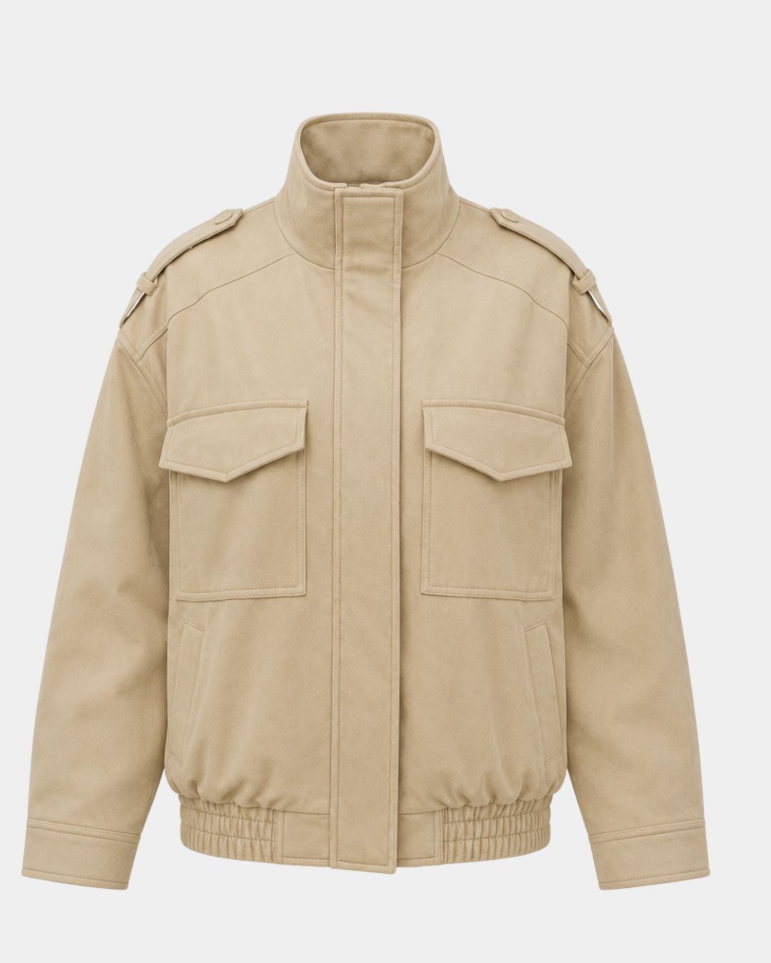 Juléane | Veste bomber élégante avec col montant