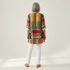 Nyla | Long Printed Blouse