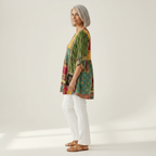 Nyla | Long Printed Blouse