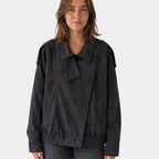 Aurésia | Veste oversize en suédine synthétique