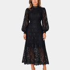 Yvette | Delicate Lace Midi Dress