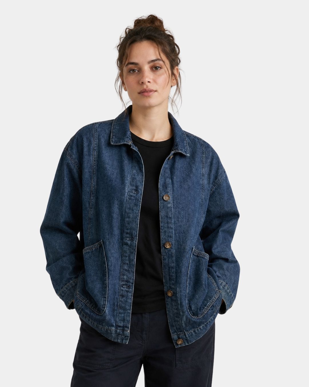 Solianne | Veste en jean longue oversize pour femme