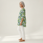 Talia | Long Printed Blouse