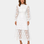 Yvette | Delicate Lace Midi Dress