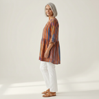 Elowen | Long Printed Blouse