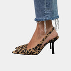 Élodie | Animal Print Neckline