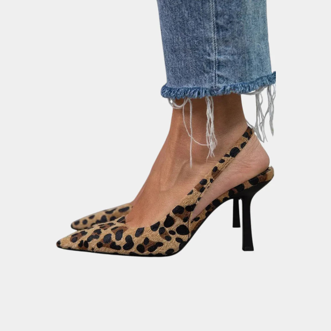 Élodie | Animal Print Neckline