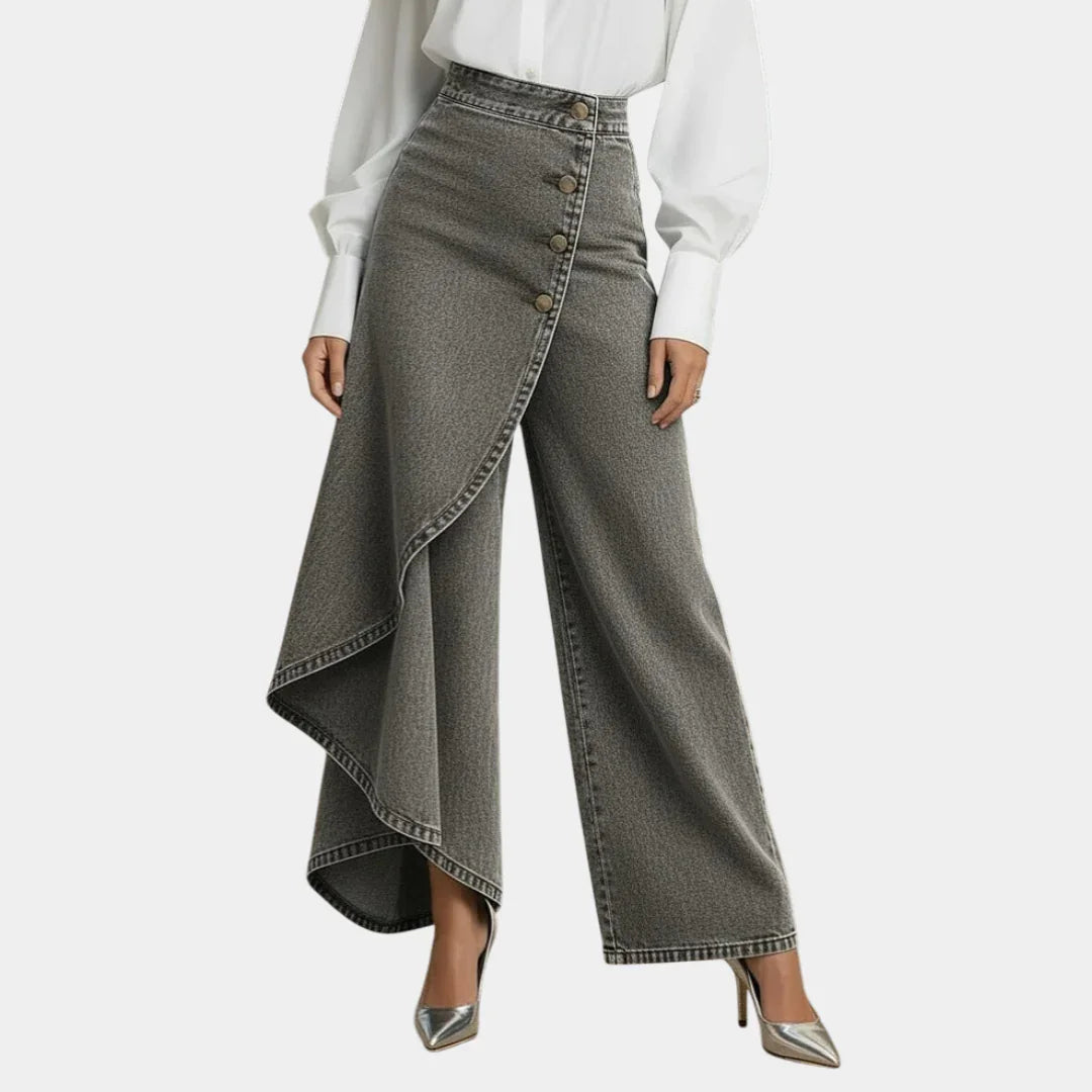 Martina | High-Waisted Wide-Leg Jeans