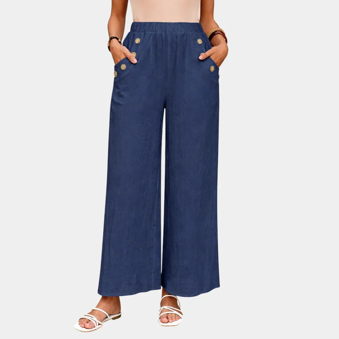 Rhea | Rhea Wide Leg Trousers