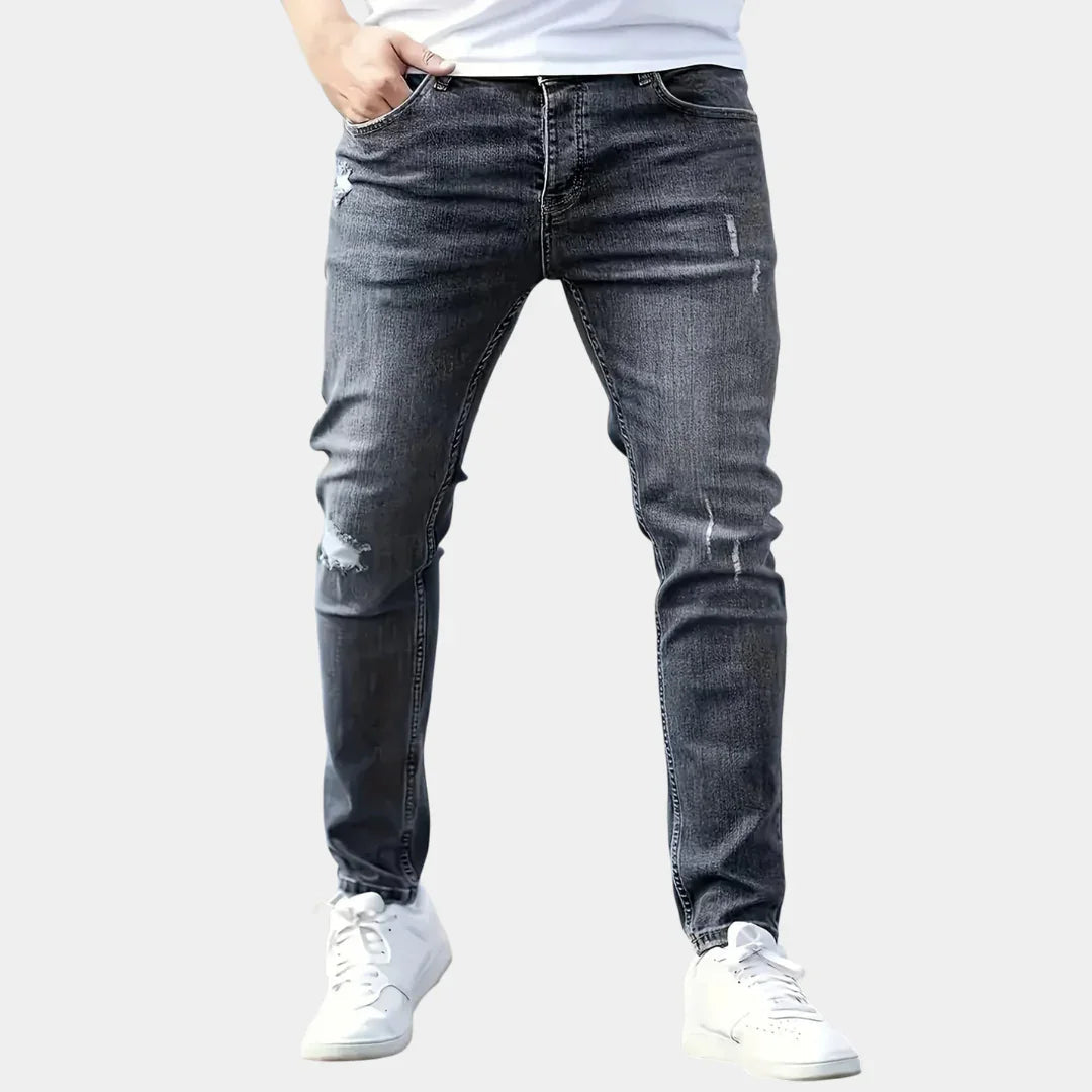 Alex | Trendy Ripped Slim Jeans