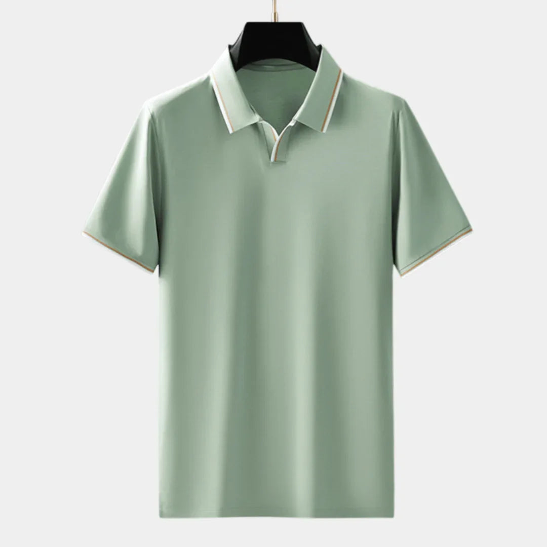 Antoine | Soft Silk Polo Shirt