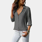 Valeria | Classic Button-Down Blouse