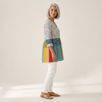 Nola | Long Printed Blouse