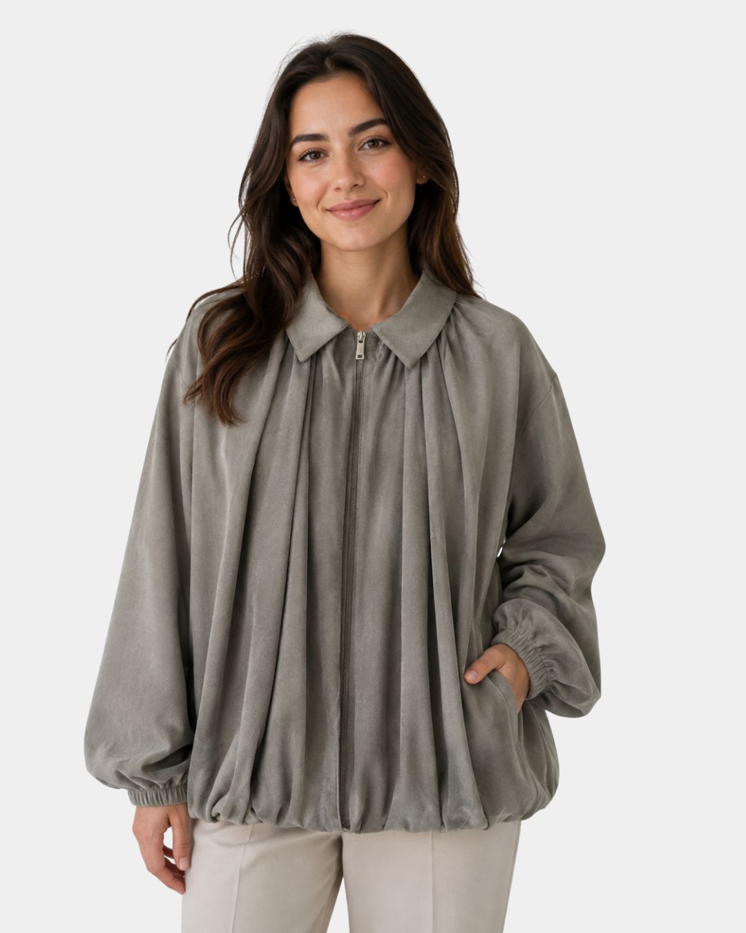 Agnèsine | Veste bomber vintage lâche