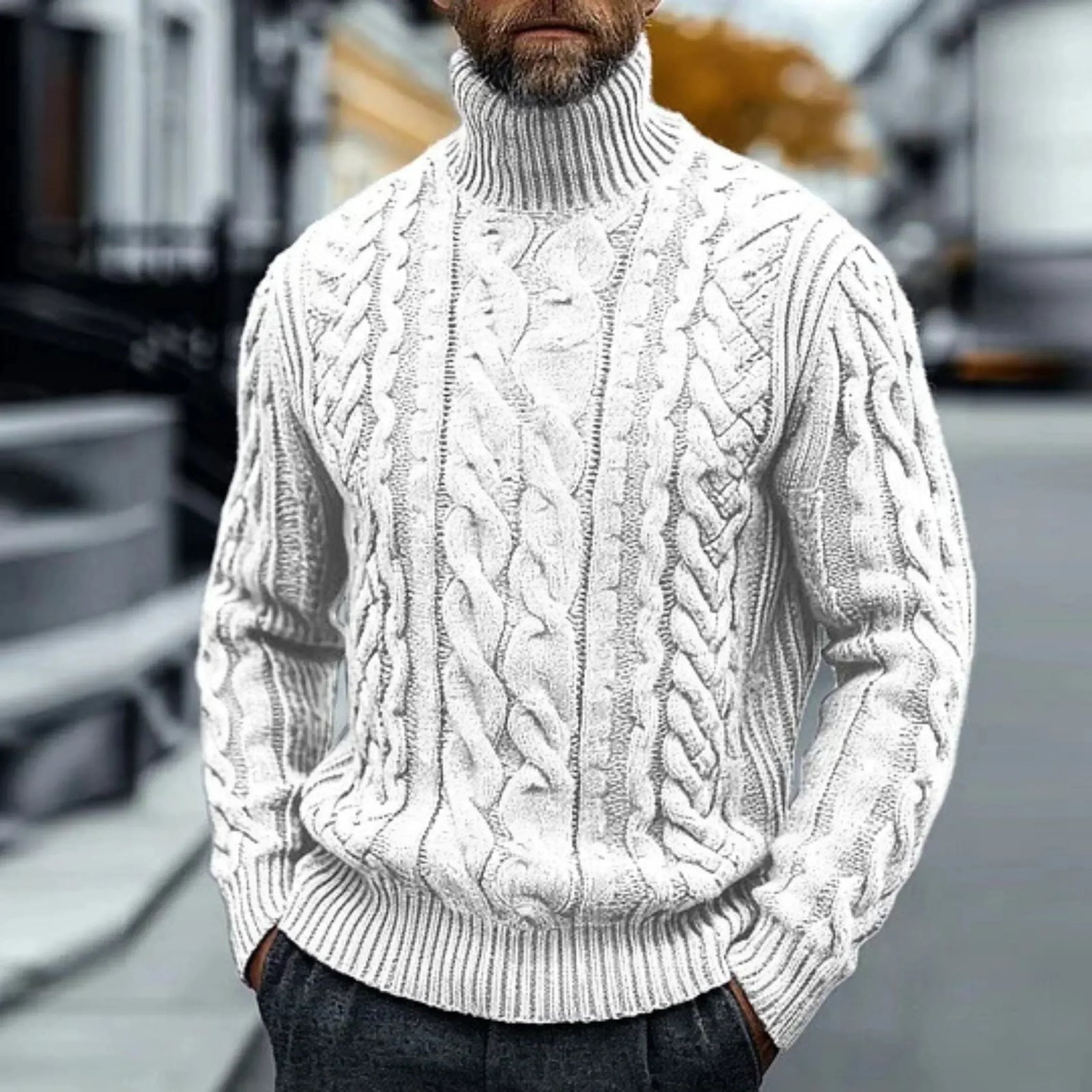Harald | Vintage Cable Knit Jumper