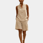 Mélior | Sleeveless Summer Set with Shorts