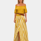 Étiennette | Mediterranean-style blouse and skirt set