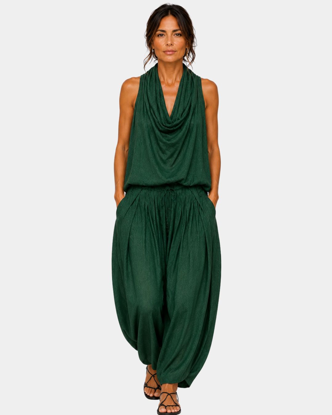 Emmeline | Sleeveless Top and Trousers Set