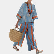 Striped terracotta