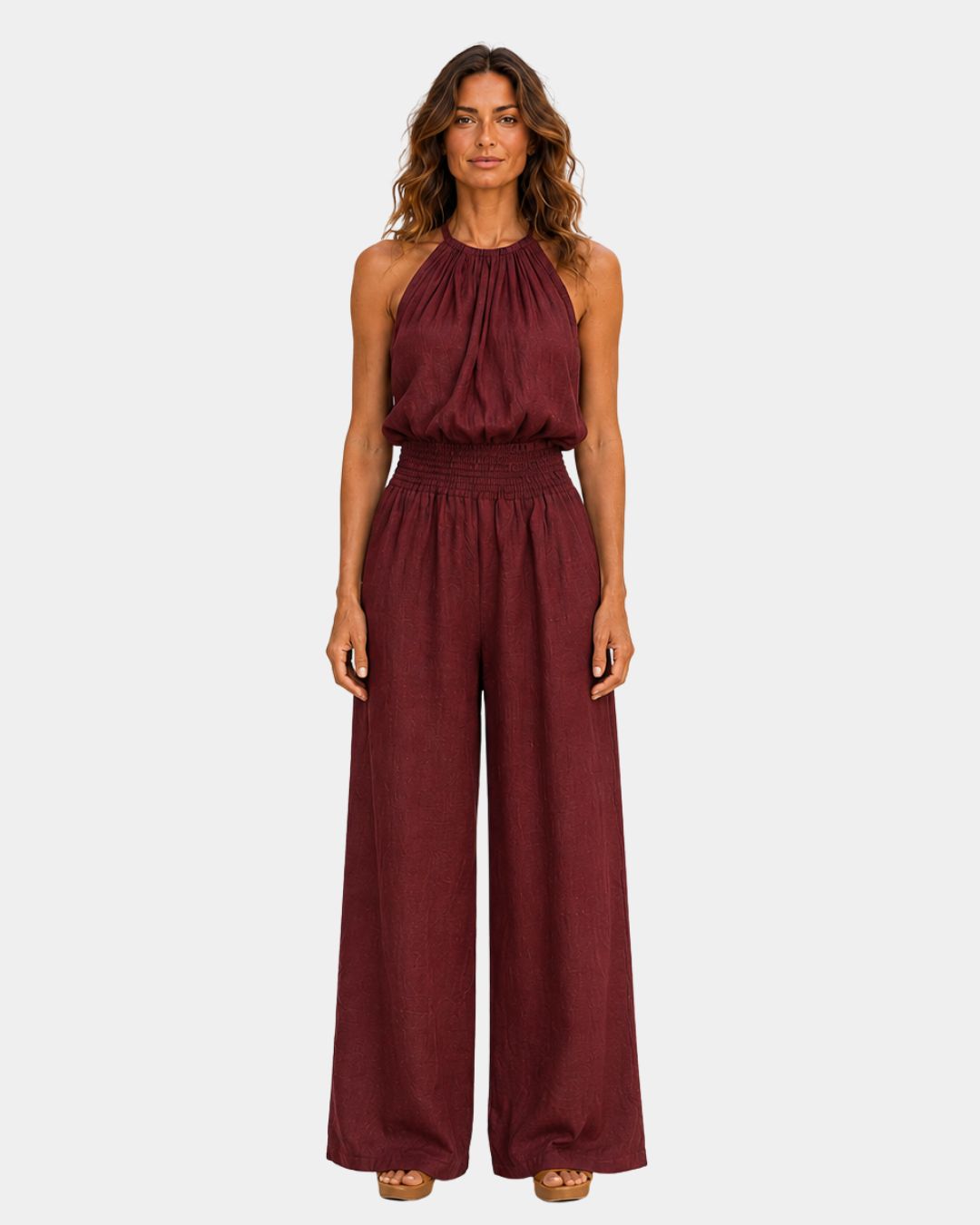 Ghisleine | Elegant halter jumpsuit