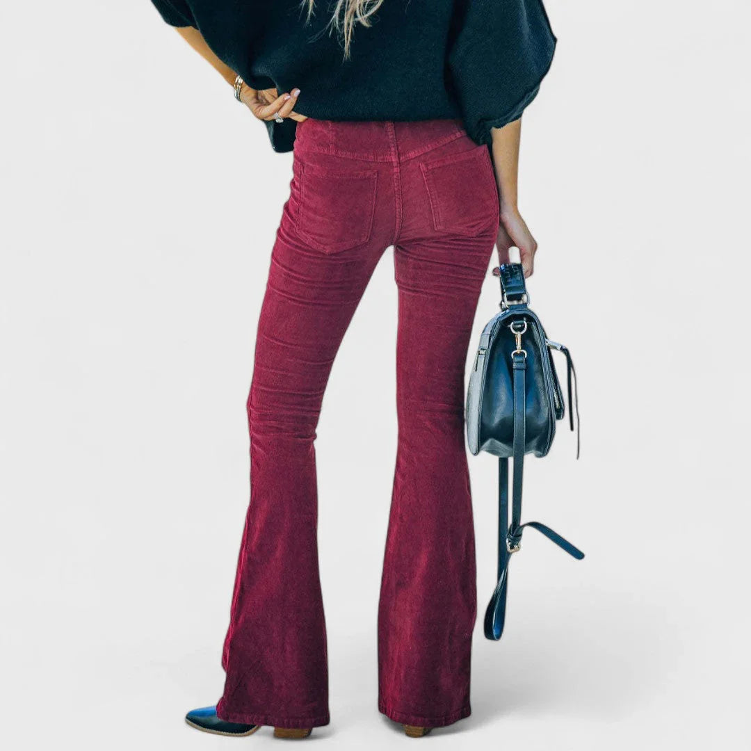 Chloé | Corduroy Flared Trousers