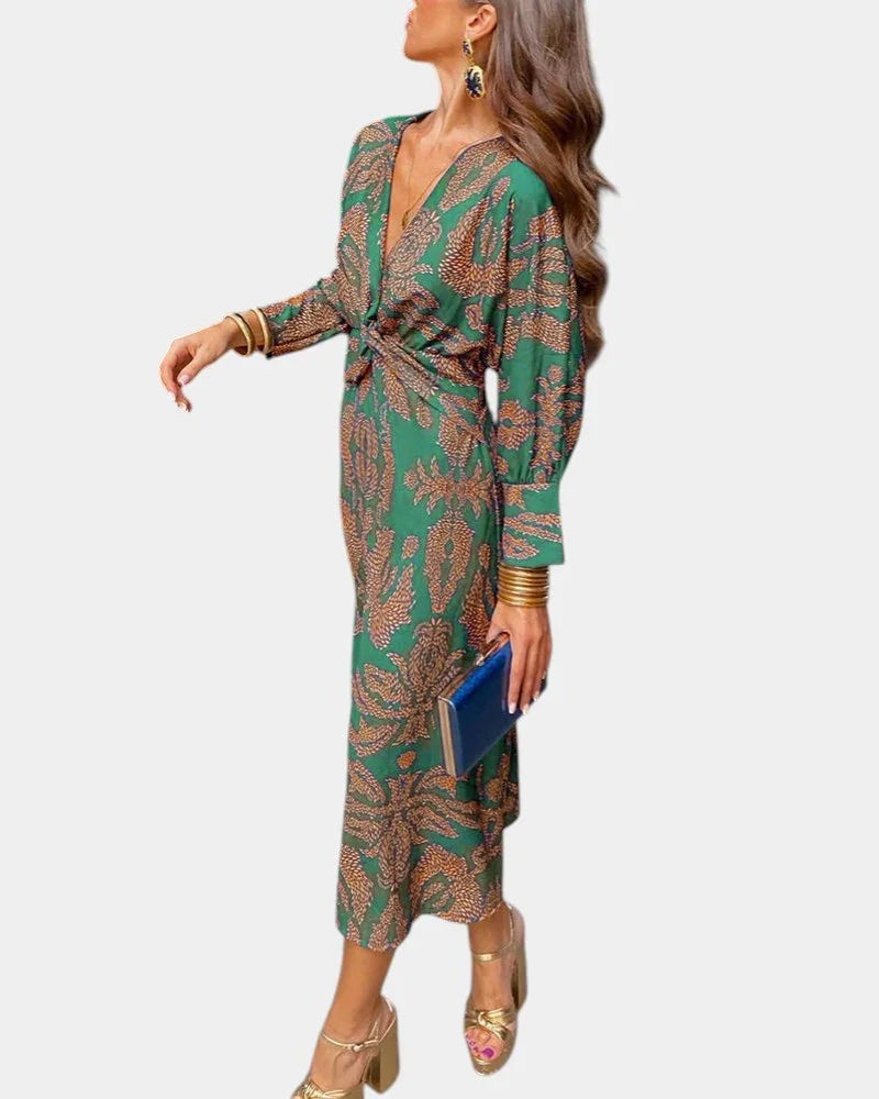 Eve | Elegant Dress with a Timeless Print