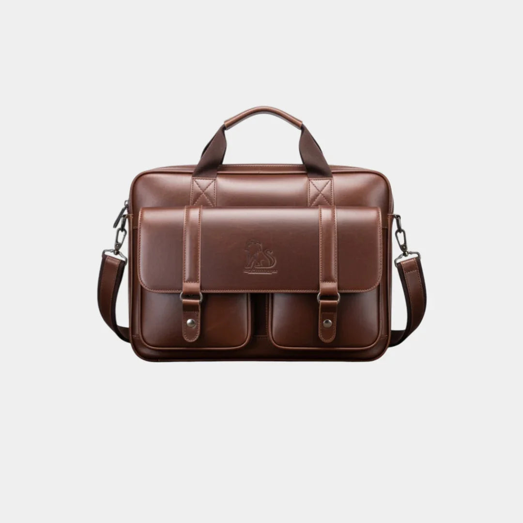Théo | Leather Briefcase