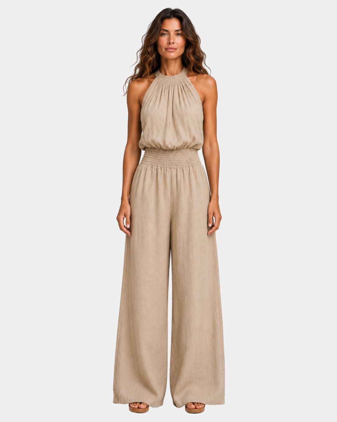 Audenette | Elegant Halter Neck Jumpsuit