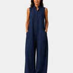 Vivine | Lightweight Sleeveless Jumpsuit
