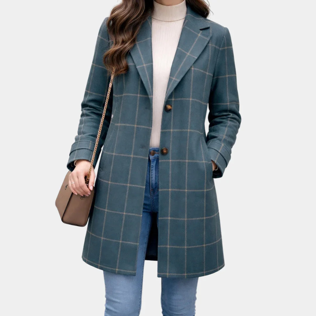 Delphine – Classic Check Coat