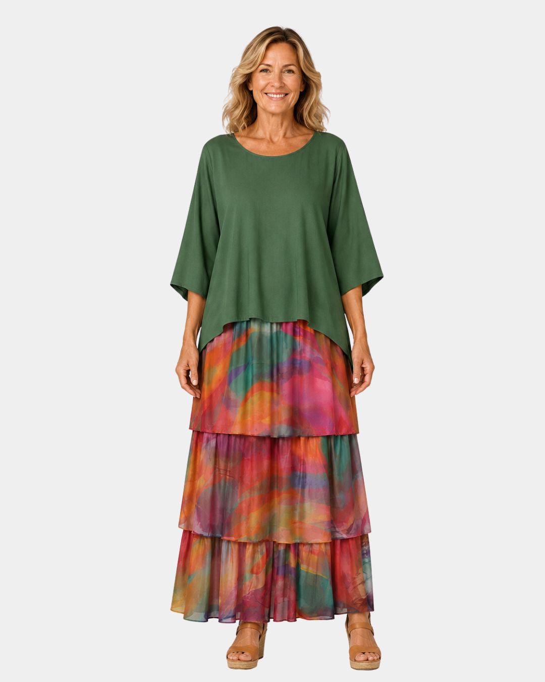 Agnès | Elegant Flowing Maxi Dress